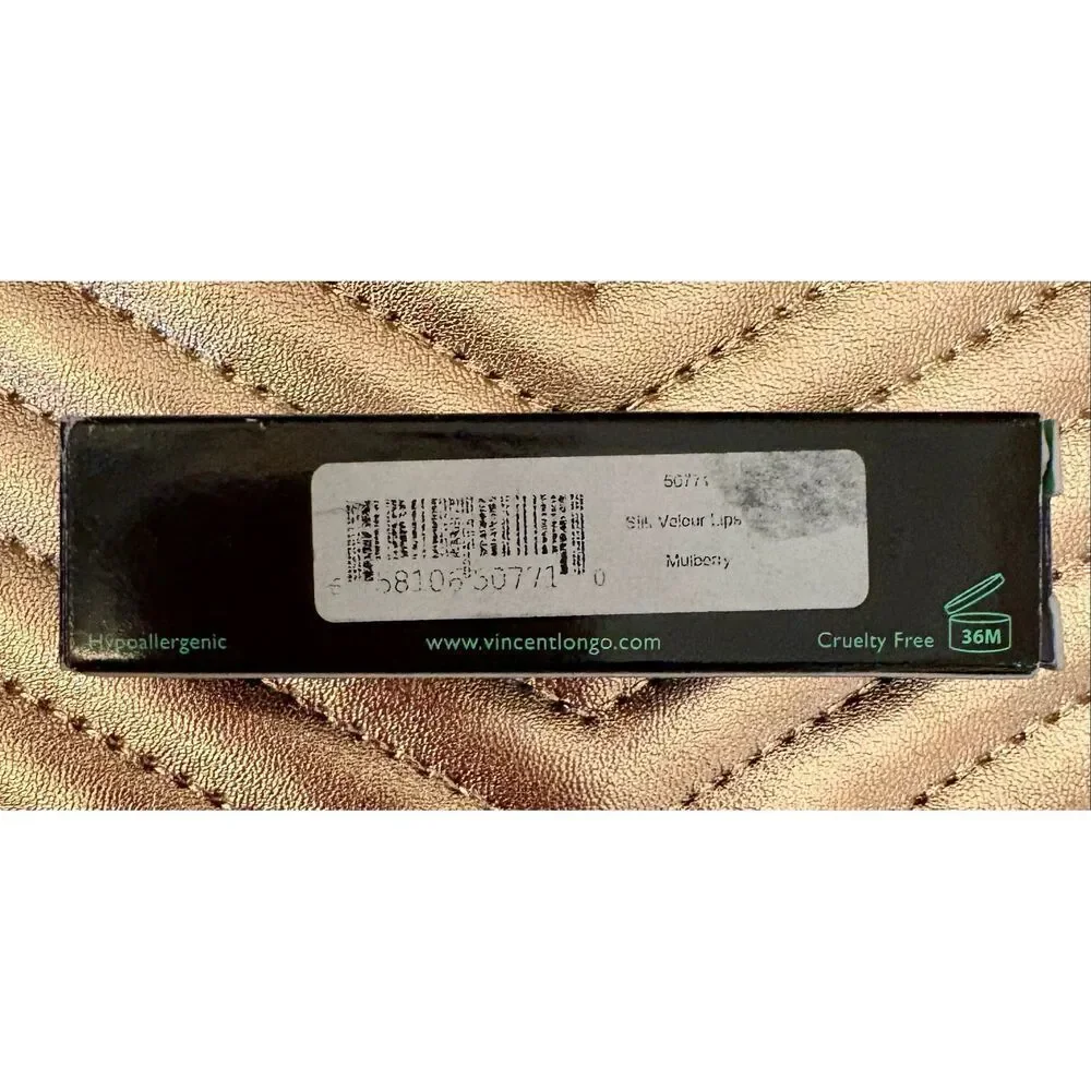 VINCENT LONGO - NWTIB - Silk Velour Lipstick in Mulberry.  Full Size